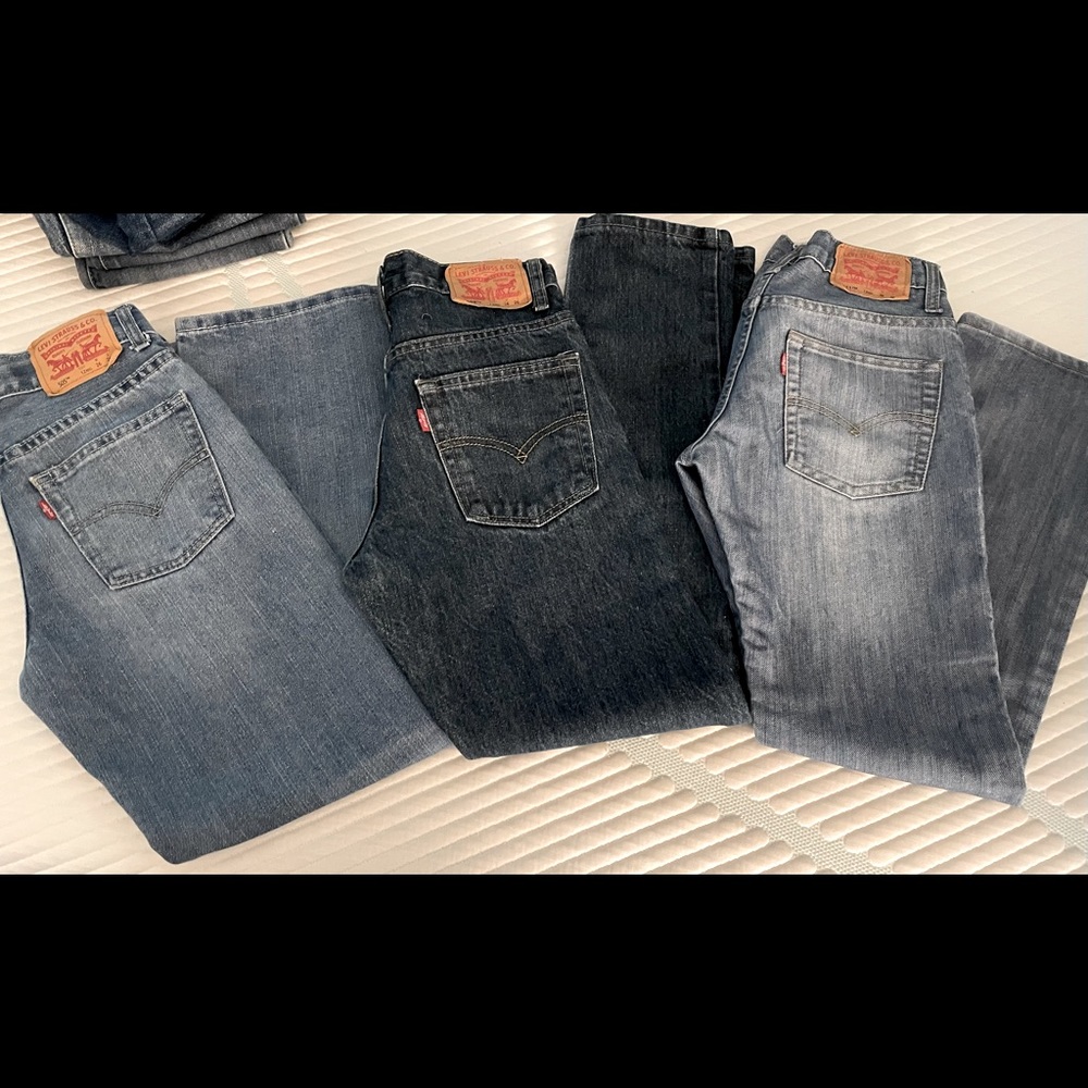 3 pairs of boys size 12 Levi’s